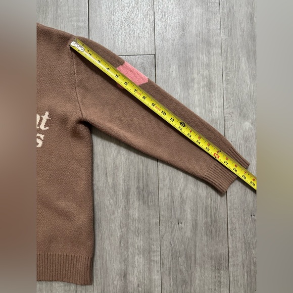DANDY WORLDWIDE Great Outdoors brown sweater Size S - Picture 11 of 12